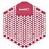 Renown Wave 3D 30-Day Anti-splash Urinal Screen, Spiced Apple, Case of 10