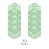 Renown Wave 3D 30-Day Anti-splash Urinal Screen, Cucumber Melon Scent, Pack of 10