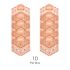 Renown Wave 3D 30-Day Anti-splash Urinal Screen, Mango Scent, Pack of 10