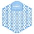 Renown Wave 3D 30-Day Anti-splash Urinal Screen, Cotton Blossom Scent, Case of 10