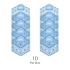 Renown Wave 3D 30-Day Anti-splash Urinal Screen, Cotton Blossom Scent, Pack of 10