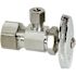 BrassCraft 1/2 in. Nominal Compression Inlet x 1/4 in. O.D. Compression Outlet Multi-Turn Brass Angle stop