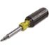 Klein Tools 11-in-1 Multi Bit Screwdriver and Nut Driver - Cushion Grip Handle