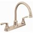 CLEVELAND FAUCET GROUP Cornerstone 2-Handle High Arc Kitchen Faucet in Classic Stainless