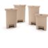 Rubbermaid Commercial Products Slim Jim Step-On 18 Gal. Beige Plastic Front Step Trash Can