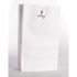 Duro 6 in. x 3-5/8 in. x 11-1/16 in. 6# Standard White Grocery Bags (500 per Bale)