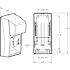 DISPENSER TISSUE DOUBLE ROLL 6 IN. X 13.7 IN. X6.75 IN. SMOKE GRAY