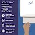 Scott Pro Manual Hard Roll Towel Dispenser, Black, 1 Dispenser / Case