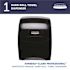 Kimberly-Clark Sanitouch Hard Roll Towel Dispenser, Black, 1 Dispenser / Case