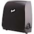 HARD ROLL TOWEL DISPENSER, MOD, MANUAL, SMOKE, FITS: 25630 AND 25700 TOWELS