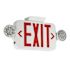Compass CC 4-Watt Integrated LED White Combination Exit/Emergency Light with Ni-MH Battery and Remote Capacity