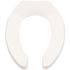 American Standard Commercial Elongated Open Front Toilet Seat Less Cover in White