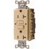 HUBBELL WIRING 20 Amp 125-Volt NEMA 5-20R Autoguard Commercial Standard GFCI Receptacle, Ivory