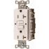 HUBBELL WIRING 20 Amp 125-Volt NEMA 5-20R Autoguard Commercial Standard GFCI Receptacle, White