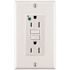 Leviton 15 Amp Self-Test SmartLockPro Hospital Grade Duplex GFCI Outlet with LED, White