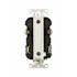 Leviton 20 Amp Self-Test SmartLockPro Hospital Grade Duplex GFCI Outlet with LED, White GFNT2-HGW