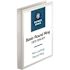 Business Source View Binder with 2-Inside Pockets, 1 in. Capacity, White