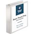Business Source 2 in. View Binder with 2-Inside Pockets Capacity, White