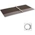 Business Source 11 in. x 8-1/2 in. Round Ring Binder 1 in. Capacity, Black
