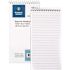 Business Source Reporter's 4 in. x 8 in. Pocket Notebook Ruled Spiral, White (70-Sheets)