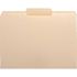 S.P. Richards Co. FILE FOLDERS, LETTER, 1/3 CUT, 1-PLY, 3/4 IN. EXPANSION, 100 PER BOX, MANILA