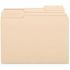 Business Source 11 ft. File Folders 1/3 in. Cut, Manila (100-Box)