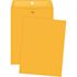 Business Source 28 lbs. 6 in. x 9 in. Clasp Envelopes Brown Kraft (100 per Box)