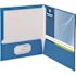 Business Source 2-Pocket Report Covers with Bus Card Holder