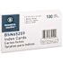 Business Source 3 in. x 5 in. 72 lbs. Index Cards Ruled, White (100 per Pack)