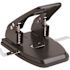 Business Source 1/4 in. and 2-3/4 in. 2-Hole Punch, Black (20-Sheet)