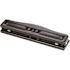 Business Source 1/4 in. and 2-3/4 in. 3-Hole Adjustable Punch, Black (8 to 10 Sheet Capacity)