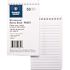 Business Source 3 in. x 5 in. Wirebound End Opening Wire Memo Book, White (50-Sheets)