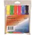 Integra Desk Highlighter, Chisel Tip, 6 Color per Set, Assorted