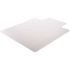 Lorell 45 in. x 53 in. Clear Low Pile Wide Lip Chair Mat