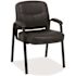 Lorell Chadwick Executive Black Leather Guest Chair