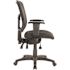 Lorell Managerial 25-1/4 in. x 23-1/2 in. x 40-1/2 in. Black Mid-Back Chair