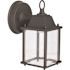 Royal Cove 1-Light Black Outdoor Wall Mount Lantern