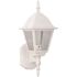 Monument 1-Light White Outdoor Wall Mount Lantern