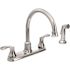 CLEVELAND FAUCET GROUP Cornerstone 2-Handle Standard Kitchen Faucet in Chrome