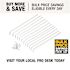 ClosetMaid Fixed Mount White Steel 17.25 in. L Standard Support Bracket for 12-in. Deep Wire Shelving (12 Pack)