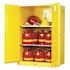 JUSTRITE MFG SAFTY CAB 90GAL 2 DR YELW
