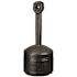 Justrite Mfg JUSTRITE ORIGINAL CEASE-FIRE CIGARETTE BUTT RECEPTACLE, 4 GALLON CAPACITY, BLACK