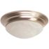 Monument 12 in. 60-Watt Equivalence Brushed Nickel Integrated LED Flushmount
