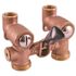ProPlus 0.5 in. Bronze Washing Machine Shut-Off Valve, 1/2 in. Sweat