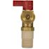 IPS Corporation Water-Tite 88250 Brass Quarter-Turn Valve for Washing Machine Outlet Boxes, 1/2-Inch CPVC, Red Handle