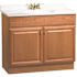 RSI 36 in. x 31 in. x 18 in. Richmond Bathroom Vanity Cabinet with Top with 2-Door in Oak