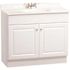 RSI 36 in. x 31 in. x 18 in. Richmond Bathroom Vanity Cabinet with Top with 2-Door in White