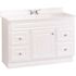 Glacier Bay Hampton 48 in. W x 21 in. D x 33.5 in. H Bath Vanity Cabinet without Top in White