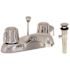 Gerber Classics 4 in. Centerset 2-Handle Bathroom Faucet with Metal Pop-Up Drain in Chrome