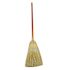 Rubbermaid Commercial Products Corn Broom with Stained/Lacquered Wood Handle